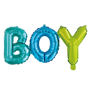 Воздушный шар Буквы "Boy" (мальчик)